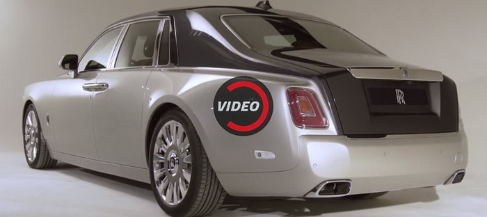 فيديو : رولزرويس فانتوم الجديدة تأتي بمخارج عادم زائفة