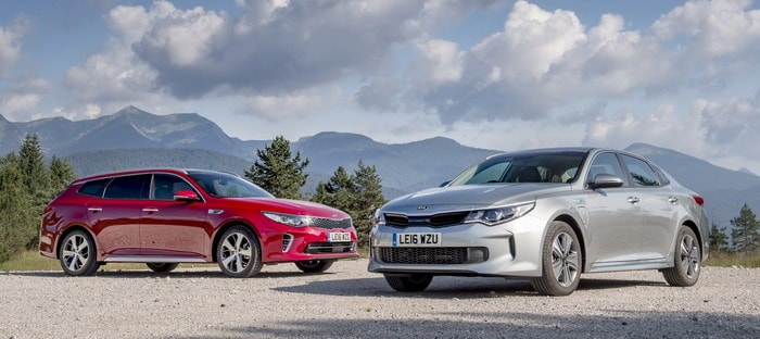 كيا تطلق أوبتيما PHEV وسبورتس واجن في بريطانيا لتبدأ عهد جديد