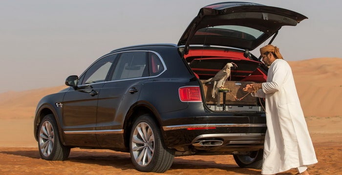 مولينير تضيف اكسسوارات خاصة بالصقور لبنتلي بنتايجا