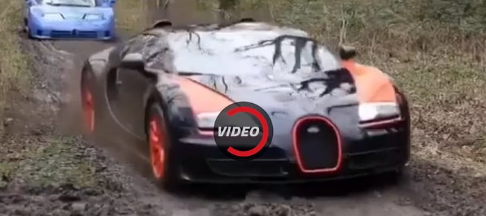 فيديو : بوجاتي، لامبورجيني ولافيراري يذهبون في رحلة شاقة في الطرق الوعرة