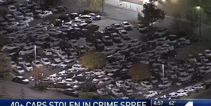 اعتقال 15 شخص بعد سرقة جماعية لأكثر من 40 سيارة من موزع لنيسان انفينيتي