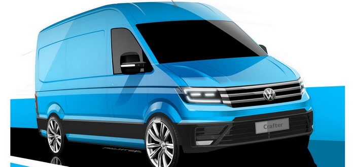 الكشف عن رسوم تشويقية لموديل فولكس فاجن كرافتر الجديد كلياً