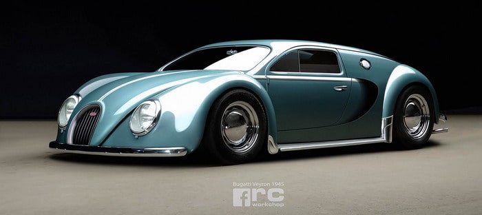 ماذا لو كانت بوجاتي فيرون قد صنعت في عام 1945 ؟!