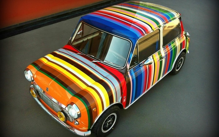 ميني كوبر كلاسيكية ملونة يدوياً للبيع مقابل 40.900 دولار