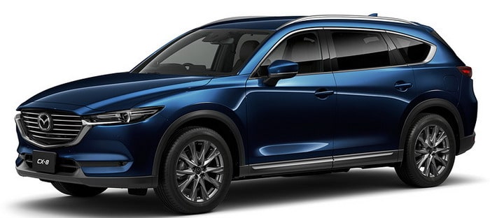 مازدا CX8 تزود بمحركين 2.5 لتر في اليابان بقوة تصل الي 230 حصان