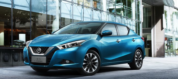 نيسان لانيا الجديدة تكشف وجهها الجذاب للشباب في شنغهاي 2015