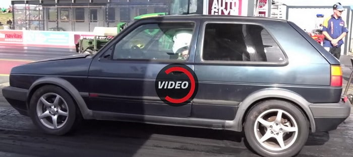 فيديو :ليس الحصول علي سيارة جولف بقوة 1300 حصان شيء جيد دائماً!!