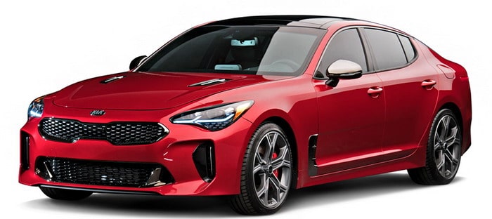 كيا ستينجر المميزة تظهر في معرض دبي للسيارات