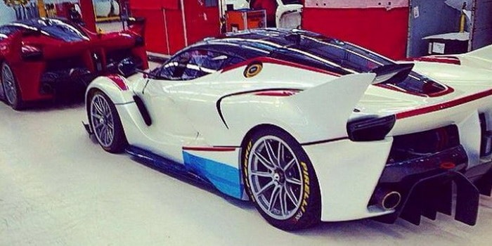ظهور نسخة بيضاء اللون من فيراري FXX K