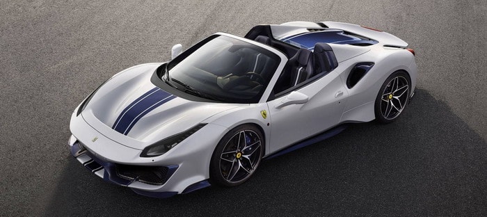 فيراري 488 بيستا سبايدر تنطلق بصورة رسمية كالسيارة المكشوفة الخمسين