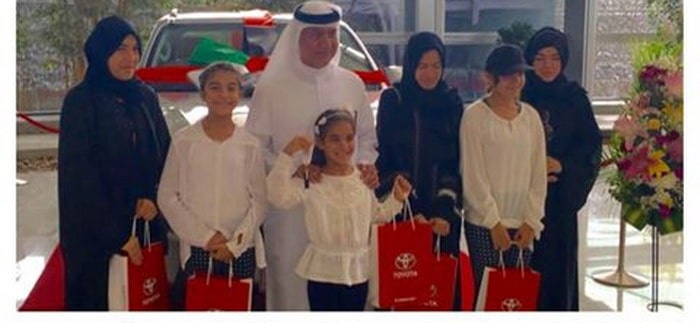 الفطيم للسيارات تقدم فورتشنر 2016 هدية لدعم اسرة إماراتية و3 حملات صيانة