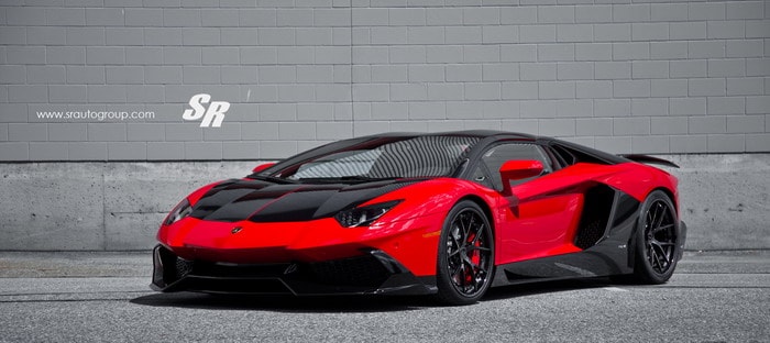 لامبورجيني أفنتادور SR تبدو متفردة بطلاء خاص وعجلات PUR رائعة