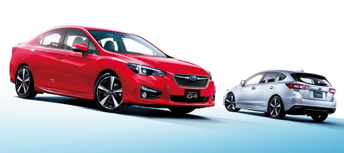 سوبارو امبريزا 2017 تنطلق في اليابان بتكنولوجيا أمان مطورة ووسادة هوائية للمشاة