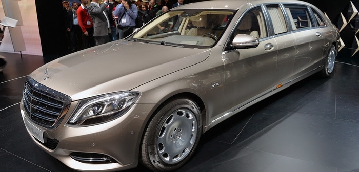 مرسيدس تبسط السجادة الحمراء لمايباخ S600 بولمان في جنيف 2015