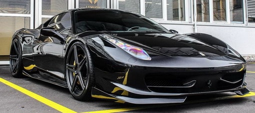 DMC تضع لمساتها على فيراري 458 إيطاليا وتحولها إلى وحش أسود