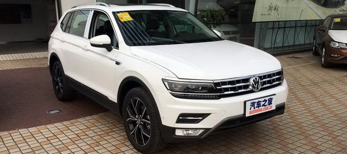 فولكس فاجن تيجوان بقاعدة عجلات طويلة تنطلق في الصين