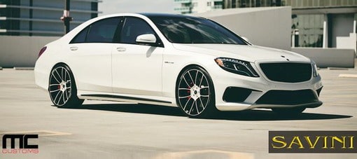 مرسيدس S63 AMG تحصل على مزيد من الرياضية مع عجلات سافيني