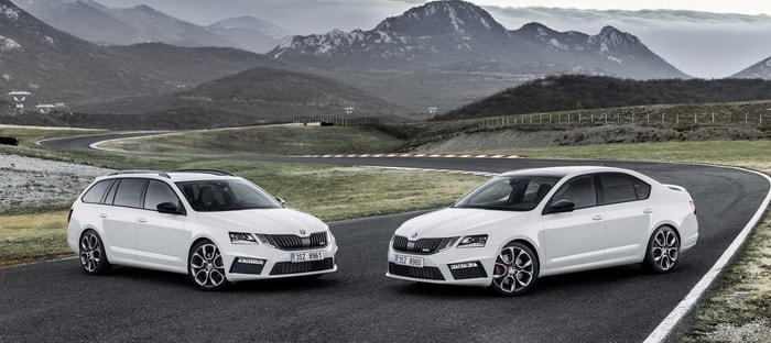 سكودا أوكتافيا vRS وسكوت موديلي 2017 يقدمان في بريطانيا بمزيد من الكفاءة