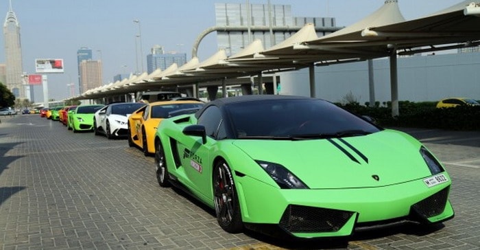 ملاك لامبورغيني يشاركون في إطلاق فورزا هوريزون 3 في الإمارات