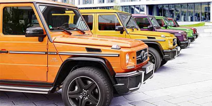 مرسيدس G63 و G65 يحصلان علي نسخة Crazy Color Edition بسعر 17.374 دولار