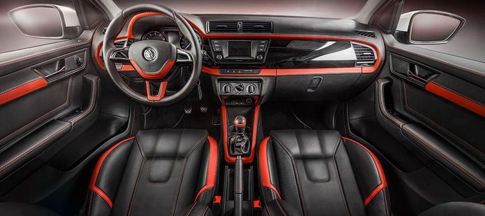 مقصورة سكودا فابيا تتحول للوحة فنية مع تعديلات Carlex