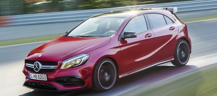 مرسيدس AMG A45 2016 تستعيد لقب الهاتشباك الساخنة الأكثر قوة وسرعة