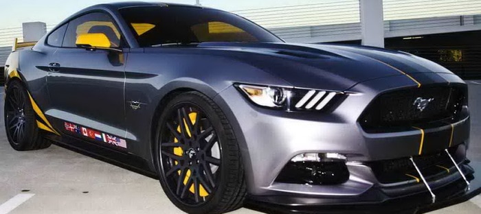 فورد F35 Lightning II Edition موستانج GT 2015 الوحيدة من نوعها تعلن التحدي الجوي