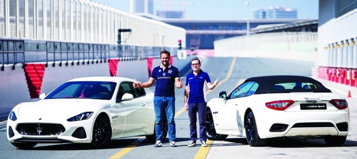 تقديم مازيراتي جران توريزمو وجران كابريو في أوتودروم دبي