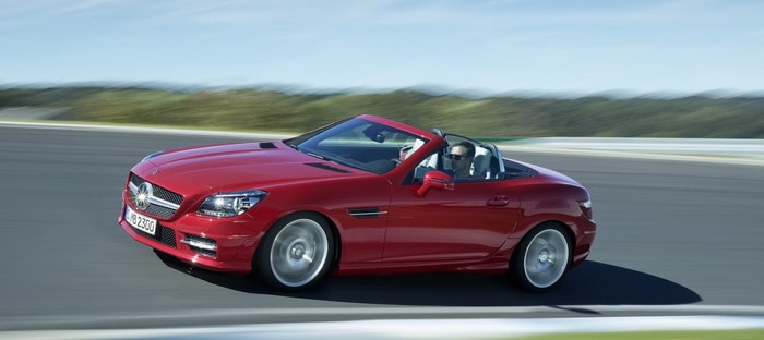 مرسيدس تحدث SLK 2015 بمحركات وناقل حركة جديد