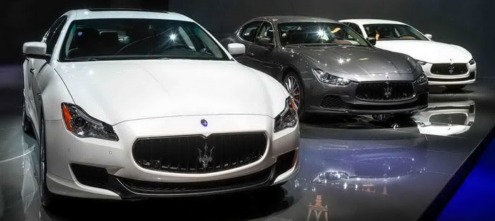 مازيراتي جيبلي وكواتروبورتي 2016 يقدمان بمحركات محدثة في فرانكفورت 2015