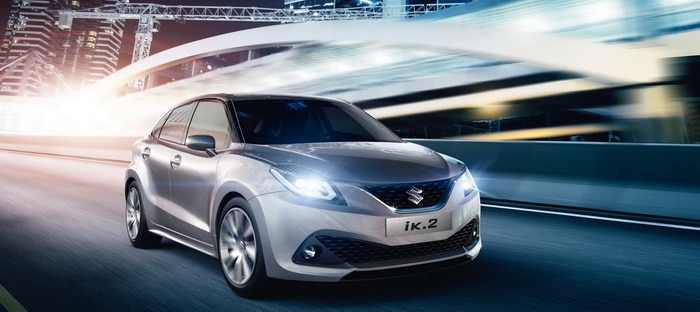 سوزوكي تستهدف بولو وفييستا وكورسا بالتجريبية iK2 هاتشباك في جنيف 2015