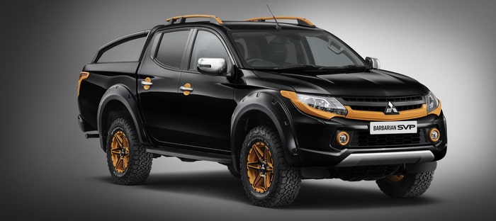 ميتسوبيشي L200 Barbarian SVP II الجديدة بلون برتقالي مثير في بريطانيا