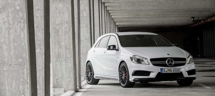 مرسيدس تخطط لتقديم A45 AMG كأقوي هاتشباك في السوق للتغلب علي أودي