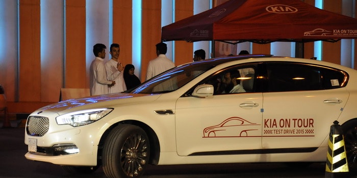 كيا الجبر تنهي موسم تجارب قيادة سيارات 2016 بنجاح