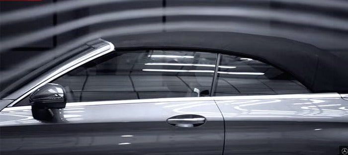 مرسيدس تقدم مرة أخري فيديو تشويقي لسيارتها CClass كابروليه الجديدة