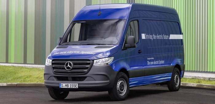 مرسيدس تعلن عن مواصفات الفان الكهربائية eSprinter