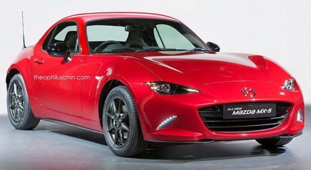 مازدا MX5 كوبيه تبدو أكثر سخونة في تلك الصور التخيلية