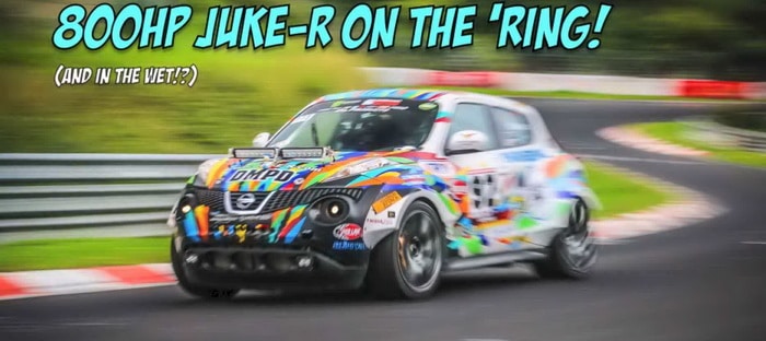 فيديو : نيسان جوك R مقلدة مصنعة في روسيا بقوة 800 حصان تلهب النربرجرينج