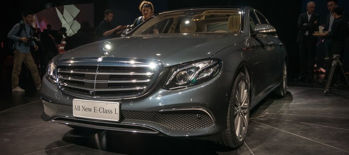 مرسيدس EClass L . . وجه الفخامة بشكلها المتجدد تنطلق في بكين 2016