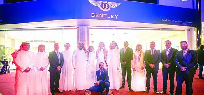 صالة عرض جديدة لبنتلي من الغسان للسيارات في الرياض