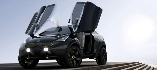 كيا تكشف عن نيرو كومباكت التجريبية قبل العرض الرسمي بفرانكفورت