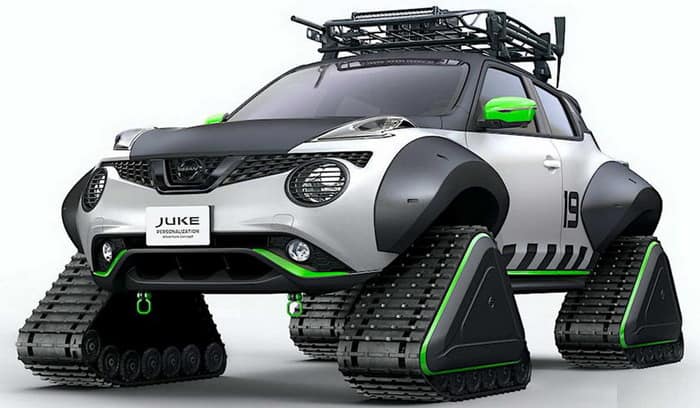 نيسان جوك تتحول لمركبة ثلوج حقيقية