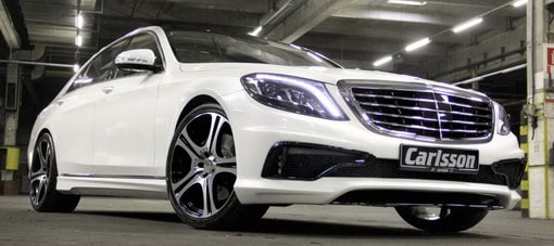 كارلسون تقدم برنامجها التعديلي على مرسيدس – بنز SClass 2014