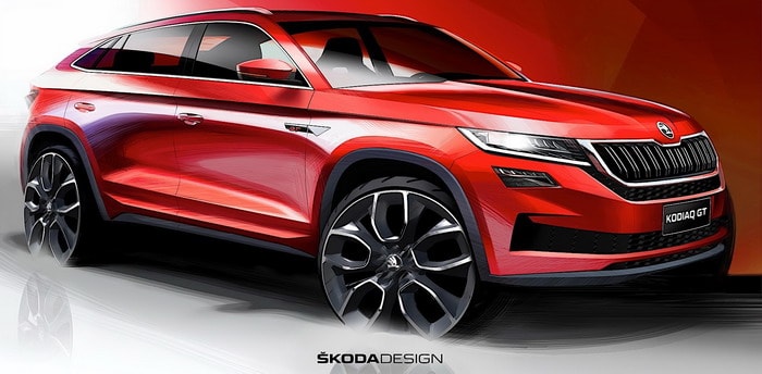 ?سكودا تظهر أول اسكتشات رسمية لسيارتها كودياك GT كوبيه للسوق الصيني