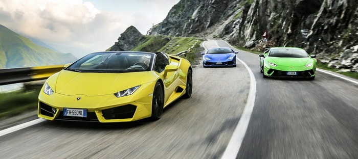 لامبورجيني تقرر قهر طريق ترانسفاجاراسان الشهير في رومانيا بست نسخ هوراكان