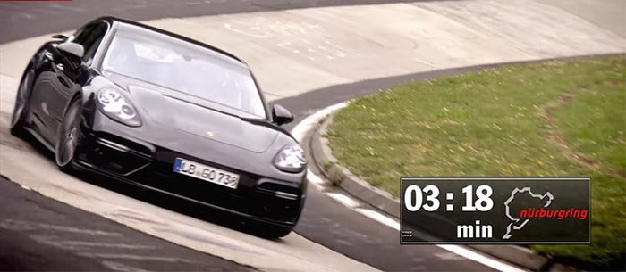بورشه باناميرا تيربو الجديدة تعادل سرعة لامبورجيني جالاردو حول النربرجرينج