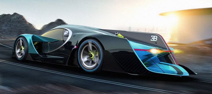 بوجاتي شيرون تبدو أكثر تطرفاً في التصميم في دراسة جديدة