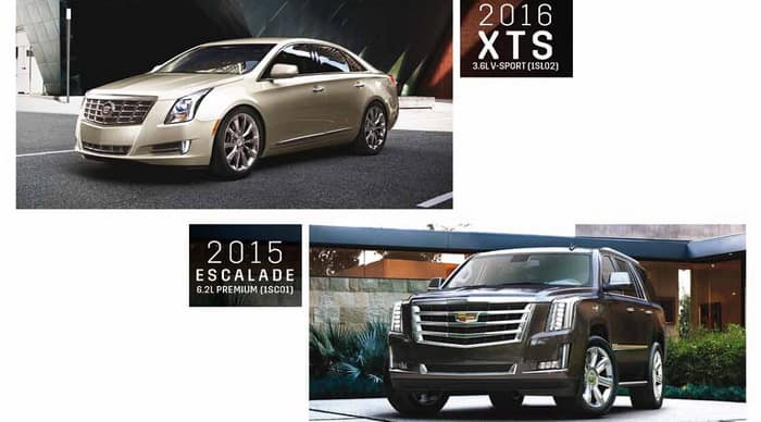 كاديلاك XTS 2016 وإسكاليد 2015 تنطلقان بعرض تمويل جديد