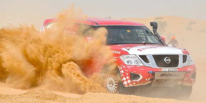 نيسان باترول تتصدر بطولة الإمارات الصحراوية
