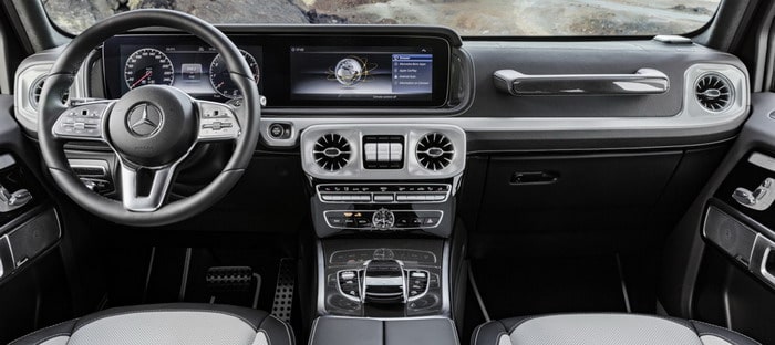 مرسيدس تكشف عن مقصورة GClass 2019 قبل عرض السيارة في ديترويت